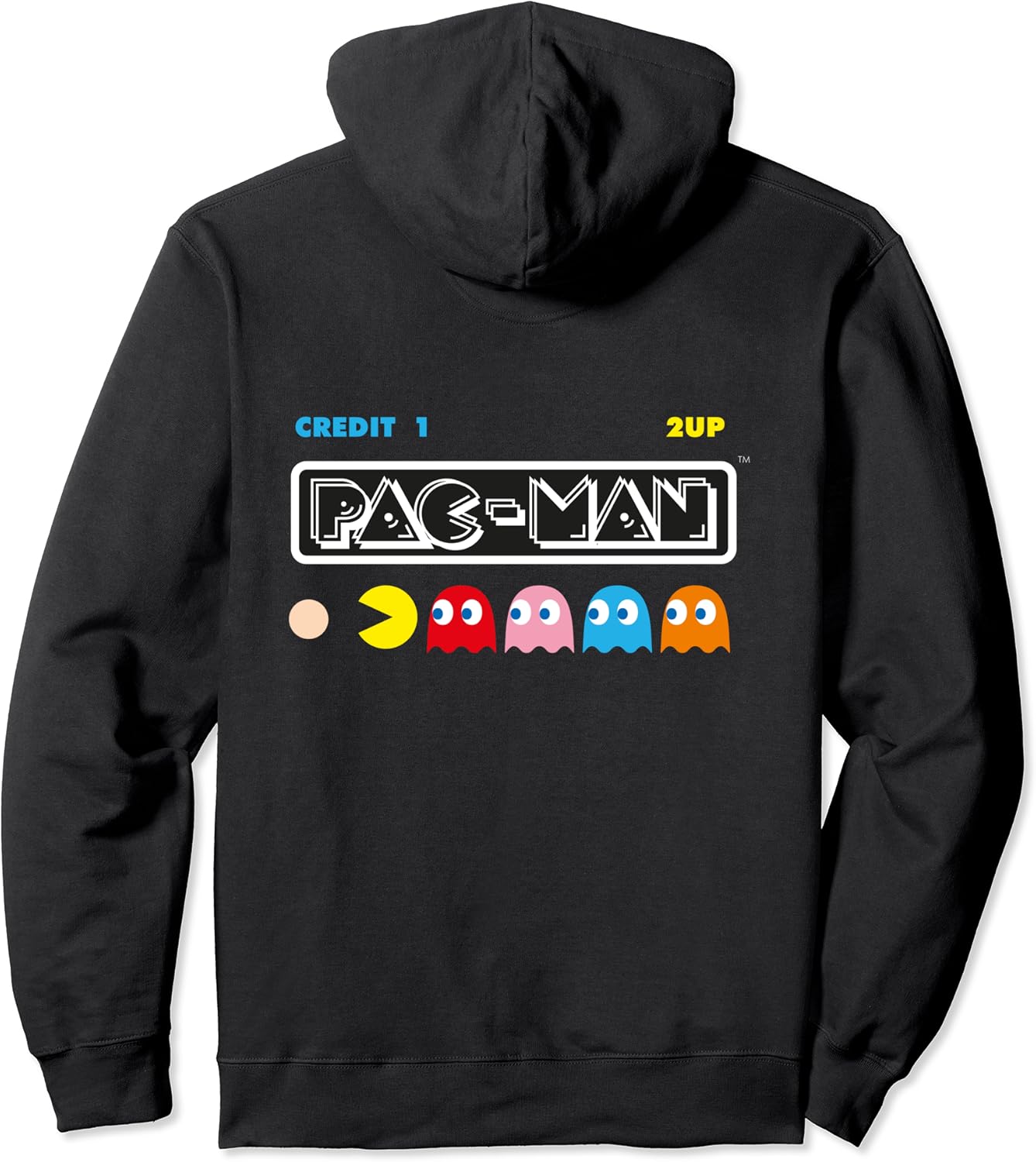 Yellow pac man hoodie Clearance
